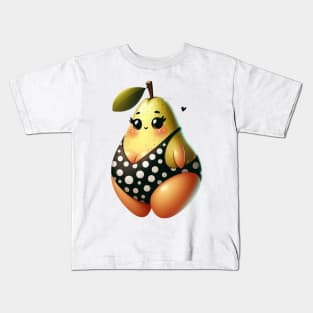 Cute Pear Kids T-Shirt